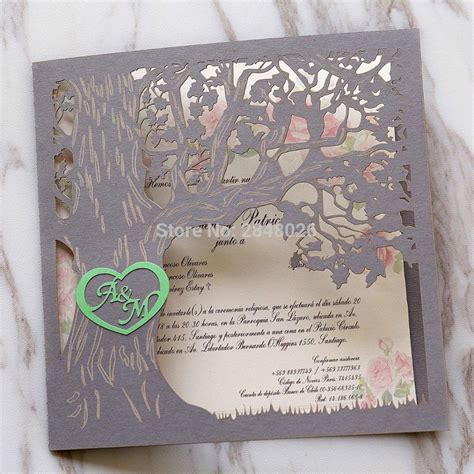 Buy 50pcs Custom Love Story Tree Wedding