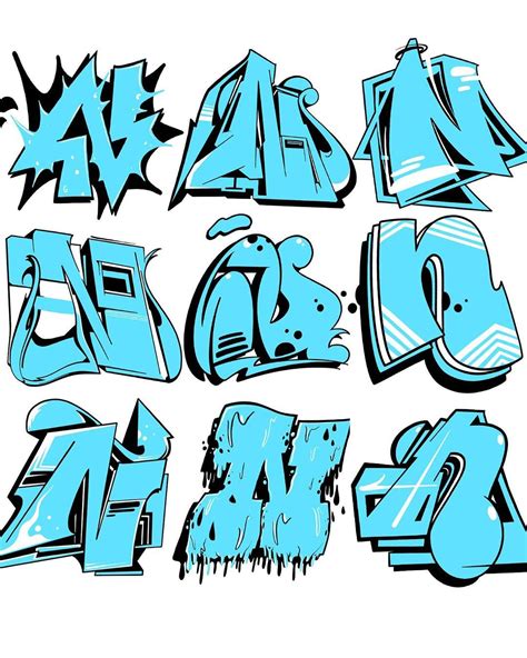 N Graffiti Letters
