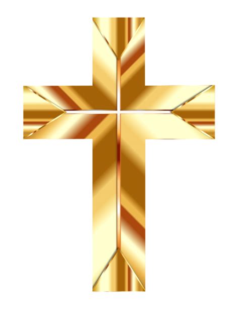 Golden Cross Png Transparent Image Pngpix