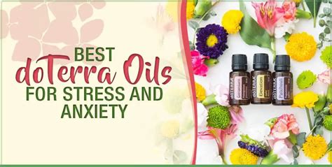 Best Doterra Oils For Stress And Anxiety Essential Oils Us