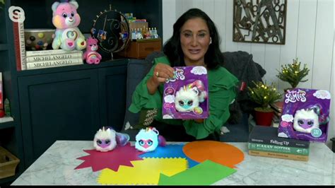 Set Of 2 Pomsies Lumies Interactive Lighted Plush On Qvc Youtube