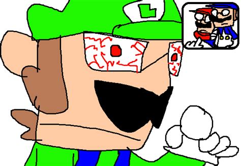 Smg4 Luigi Death Stares At Mario And Smg4 By Flowerbruh On Deviantart