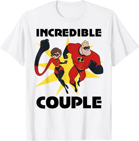 Disney Pixar Incredibles 2 Shirts Incredible Couple T Shirt Etsy