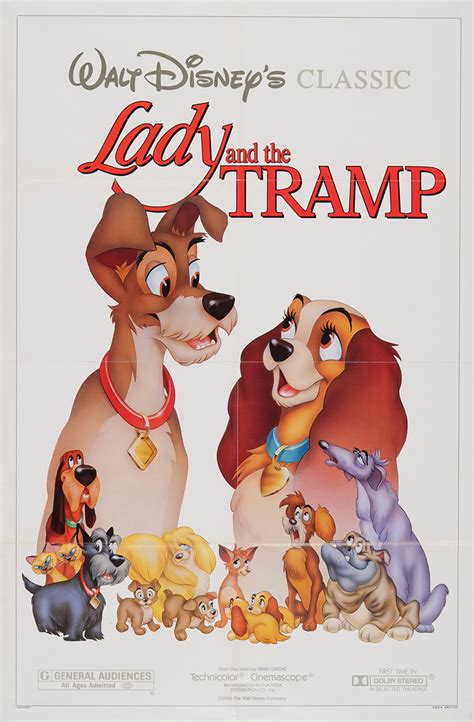 Lady And The Tramp 1986 Original Movie Poster Fff 00799