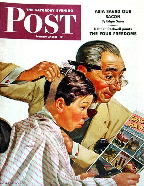 Classic Covers The Art Of The Haircut The Saturday Evening Post