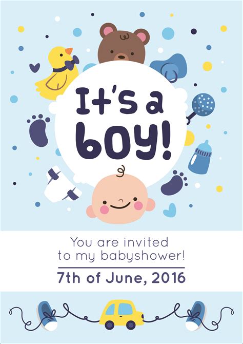 Free Editable Baby Shower Invitation Video Templates Free Printable