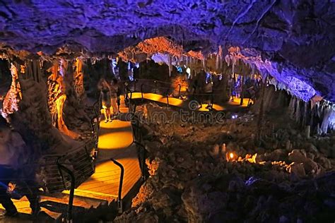 Avshalom Cave Also Known As Soreq Cave Editorial Stock Image Image