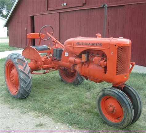 1947 Allis Chalmers C Tractor In Deerfield Ks Item J9018 Sold