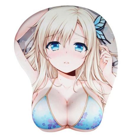 Silicone Cartoon 3d Breast Mouse Pad Wrist Rest Anime Hand Resist Accessories Ebay