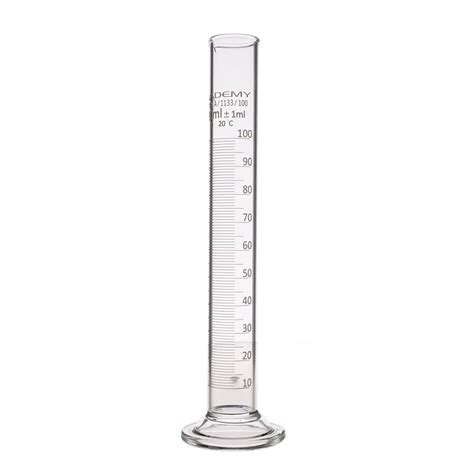 B8l32438 Academy Glass Measuring Cylinder 100ml Pack Of 10 Philip Harris
