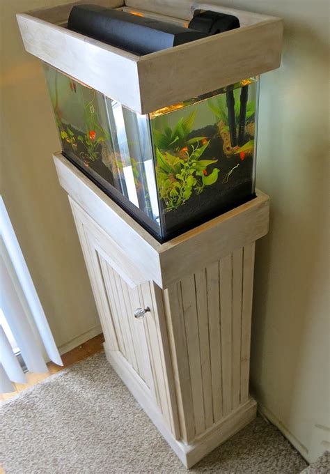 The Project Lady Custom Wood Aquarium Stand And Hood Project