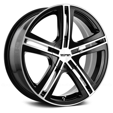 TOUREN® TR62 Wheels - Gloss Black with Machined Face Rims