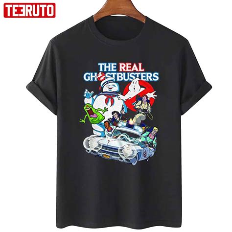 The Real Ghostbusters 80s Vintage Unisex T Shirt Teeruto