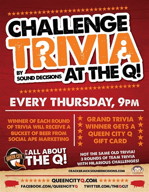 Challenge Trivia Queen City Q Nightlife Creative Loafing Charlotte
