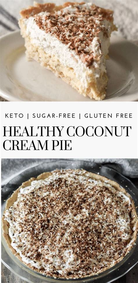The diabetic desserts below are from diabetes strong and some of my favorite food blogs. Delicious coconut cream pie that is sugar-free, gluten-free and keto approved. #keto # ...