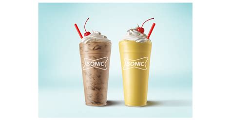Sonic Whisks Up Brownie Batter And Yellow Cake Batter Shakes Straight