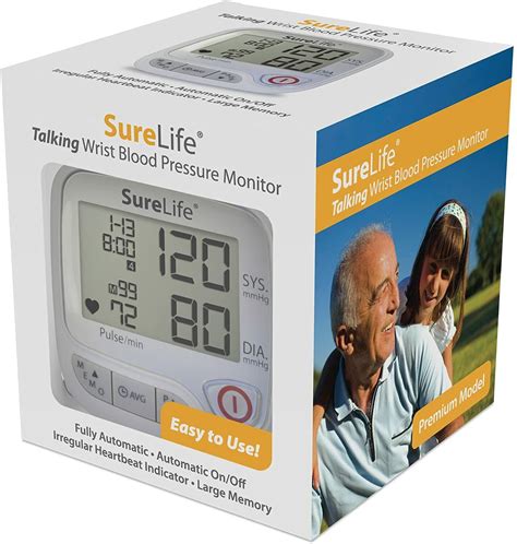 Surelife Premium Talking Wrist Blood Pressure Monitor