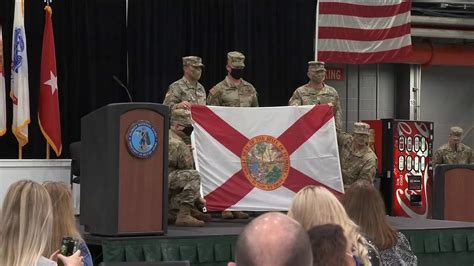 40 Members Of Florida National Guard Celebrated At Cecil Airport