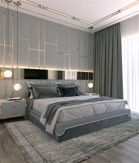 7 Go All Out With Silver Modern Bedroom Interior Design 