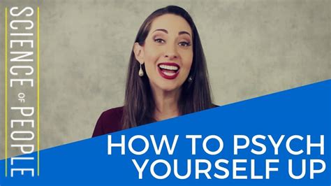 How To Psych Yourself Up Before Your Next Big Thing