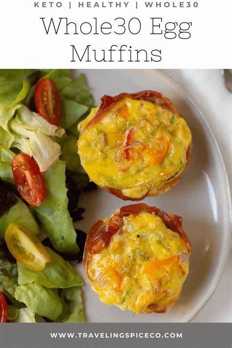 These Easy And Healthy Whole30 Egg Muffins Are Made With A Mix Of