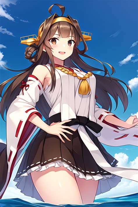 Kongou Kancolle 1 By Utopaiart On Deviantart