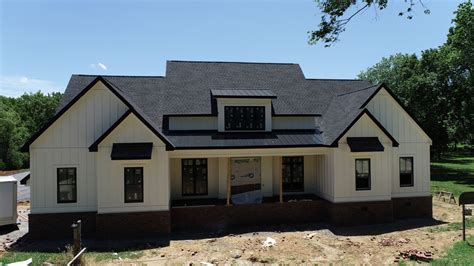 House With Black Roof Savingwaterproofsafes