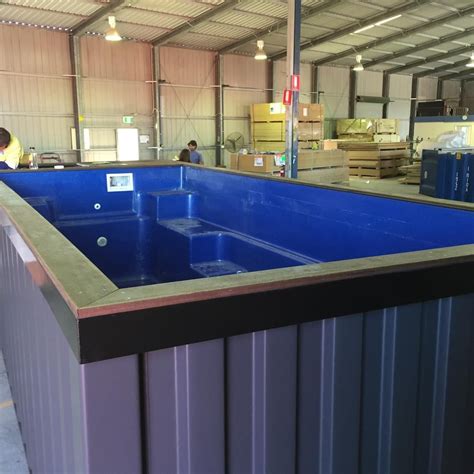 Shipping Container Pool Fibreglass Container Pool Shipping Container Pool Prefab Pool House