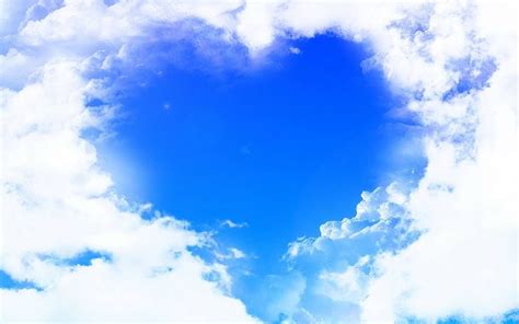 Blue Love Sky Dd ♥ Sky Background Clouds