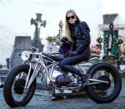 Beautiful Moto Custom Bmw Women Riding Motorcycles Motorcycle Girl