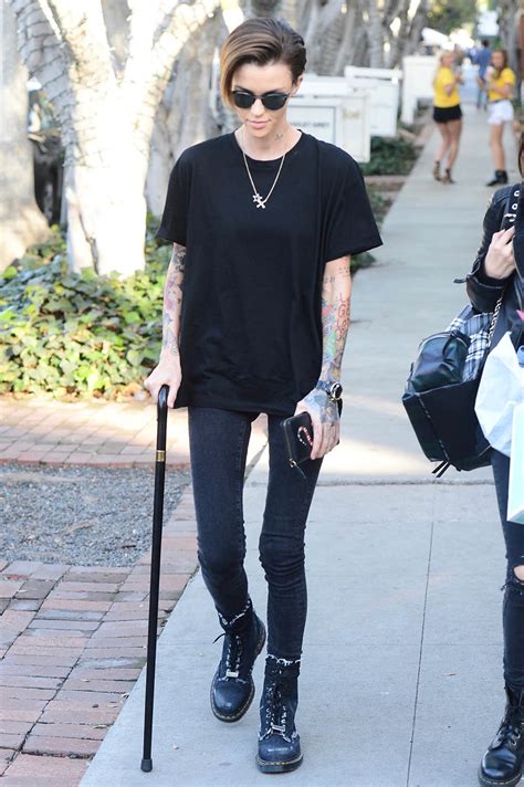 Pics Ruby Rose Back On Her Feet Following Back Surgery
