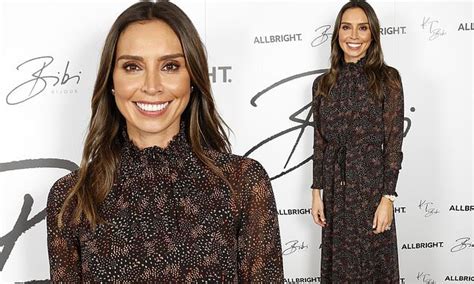 Christine Lampard Looks Effortlessly Chic In A Patterned Maxi Dress At