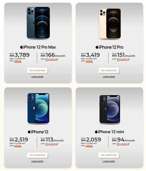 Iphone 12 Price List In Malaysia Buy Iphone 12 Pro And Iphone 12 Pro Max Apple My The