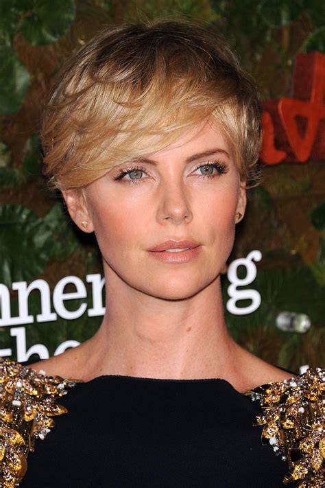 Charlize Theron Red Carpet Hair And Hairstyles British Vogue Blonde