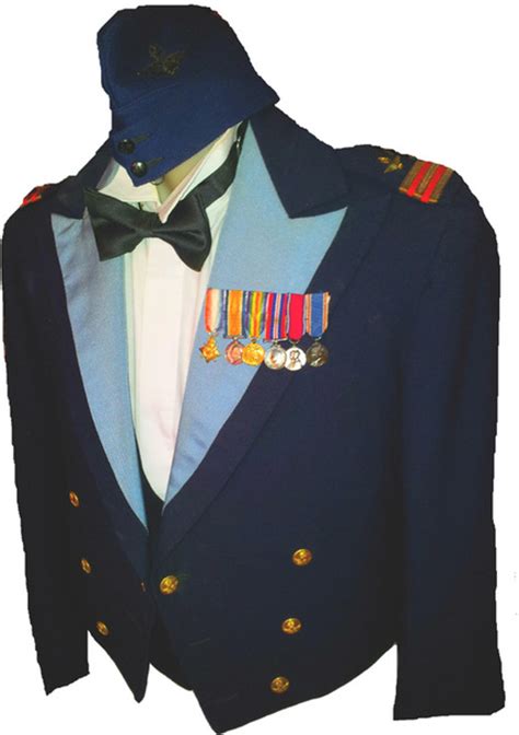 Raaf Post Ww2 Royal Australian Air Force Uniform Jacket Peaked Cap