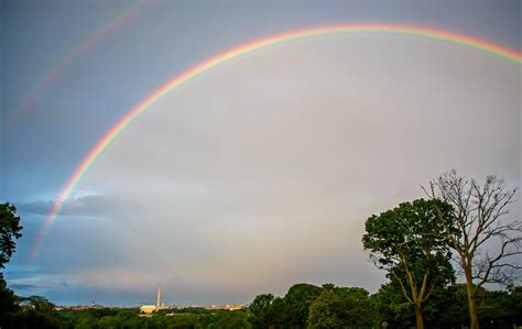 Double Rainbow Brightens Dc Maryland And Northern Virginia On Sunday