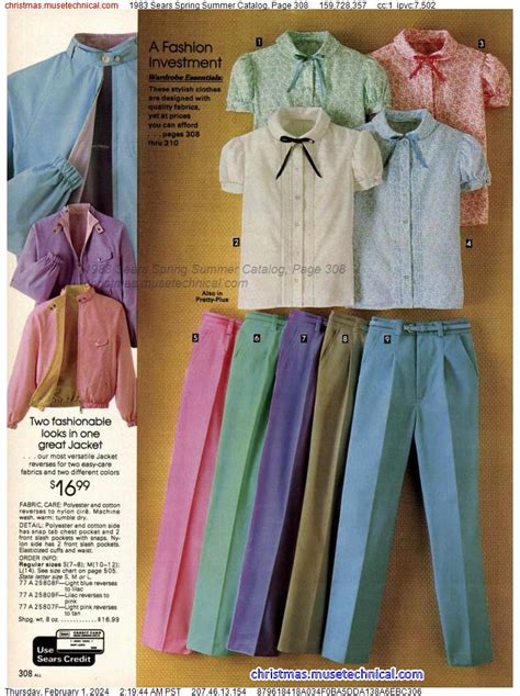 1983 Sears Spring Summer Catalog Page 308 Catalogs And Wishbooks