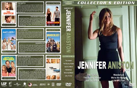 Jennifer Aniston Collection Set 4 Dvd Cover 2010 2013 R1 Custom