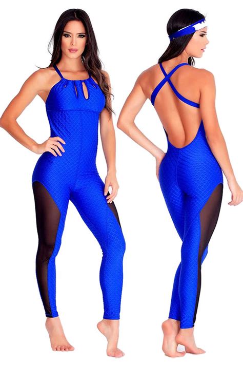 protokolo 2896 catsuit women sexy activewear workout gym clothing sportswear exercise apparel
