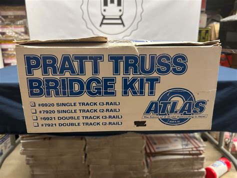 Atlas O Single Track 3 Rail Pratt Truss Bridge Kit 6920 Ebay