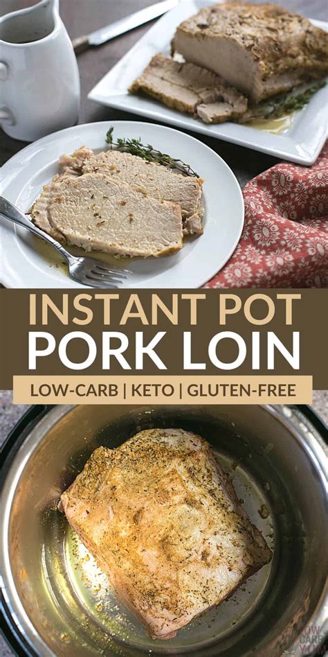 Pressure Cooker Pork Loin Roast Recipe Low Carb Yum