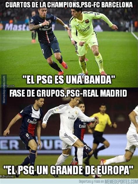 Barça vs psg which 4 players do you pick? Los mejores memes del PSG-Real Madrid: Champions 2015