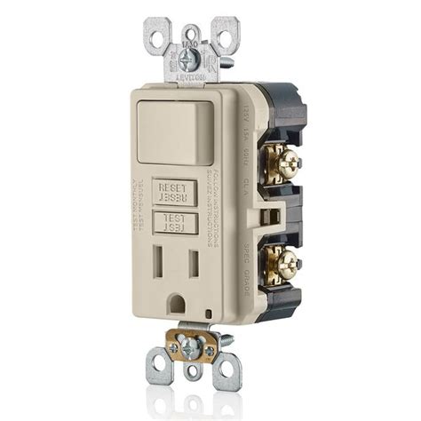Leviton Electrical Receptacles Tr Gfciswitch Combo La Gfsw1 T Zoro