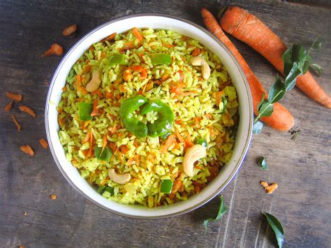 Madhuris Kitchen Carrot Fried Rice Healthy Carrot Recipes