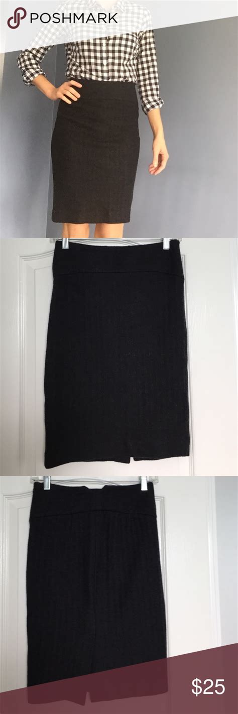 banana republic sz 2 soft 100 wool pencil skirt pencil skirt wool pencil skirt skirts
