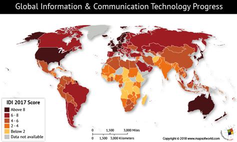 What Nations Rank High In Terms Of Information And Communication