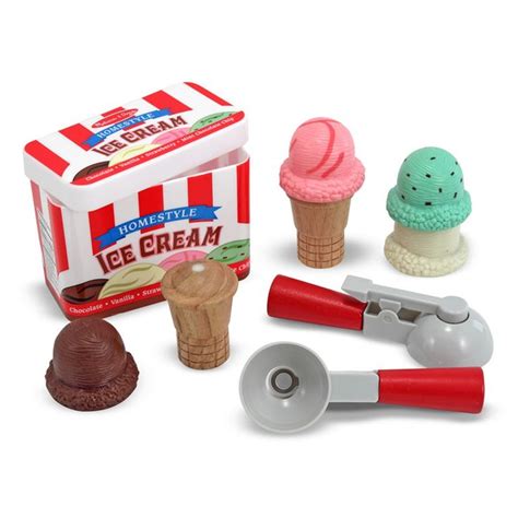 Melissa And Doug Scoop And Stack Ice Cream Cone Playset 4087 Ice
