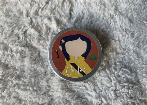 Coraline Scented Soywax Candle Bookish Candle Tim Burton Etsy
