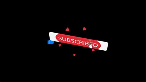 Royalty Free Animation Subscribe Like And Bell Notification