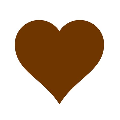 Brown Heart Png png image